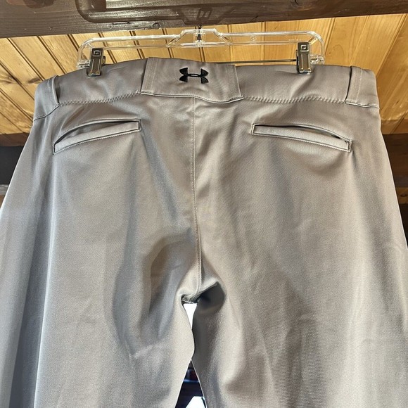 Under Armour Mens Size XXL Baseball Pants Light Gray All Seasons Gear - Picture 4 of 7
